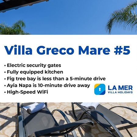 Villa Greco Mare #5 Protaras Exteriér fotografie